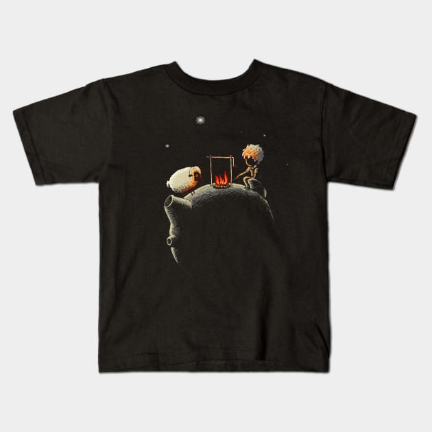 Draw Me a Sheep Kids T-Shirt by Vinsse